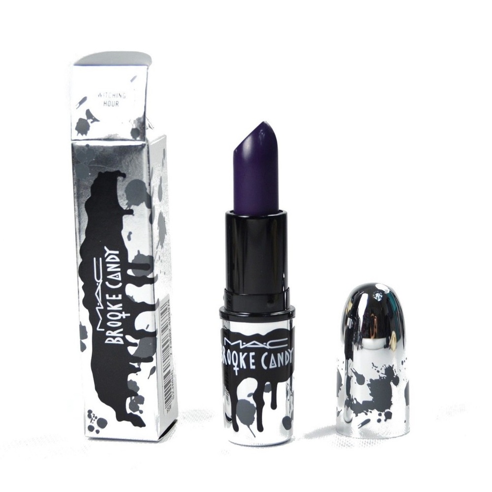 MAC Brooke Candy Witching Hour Limited Edition Purple Lipstick New in Box - Picture 2 of 4